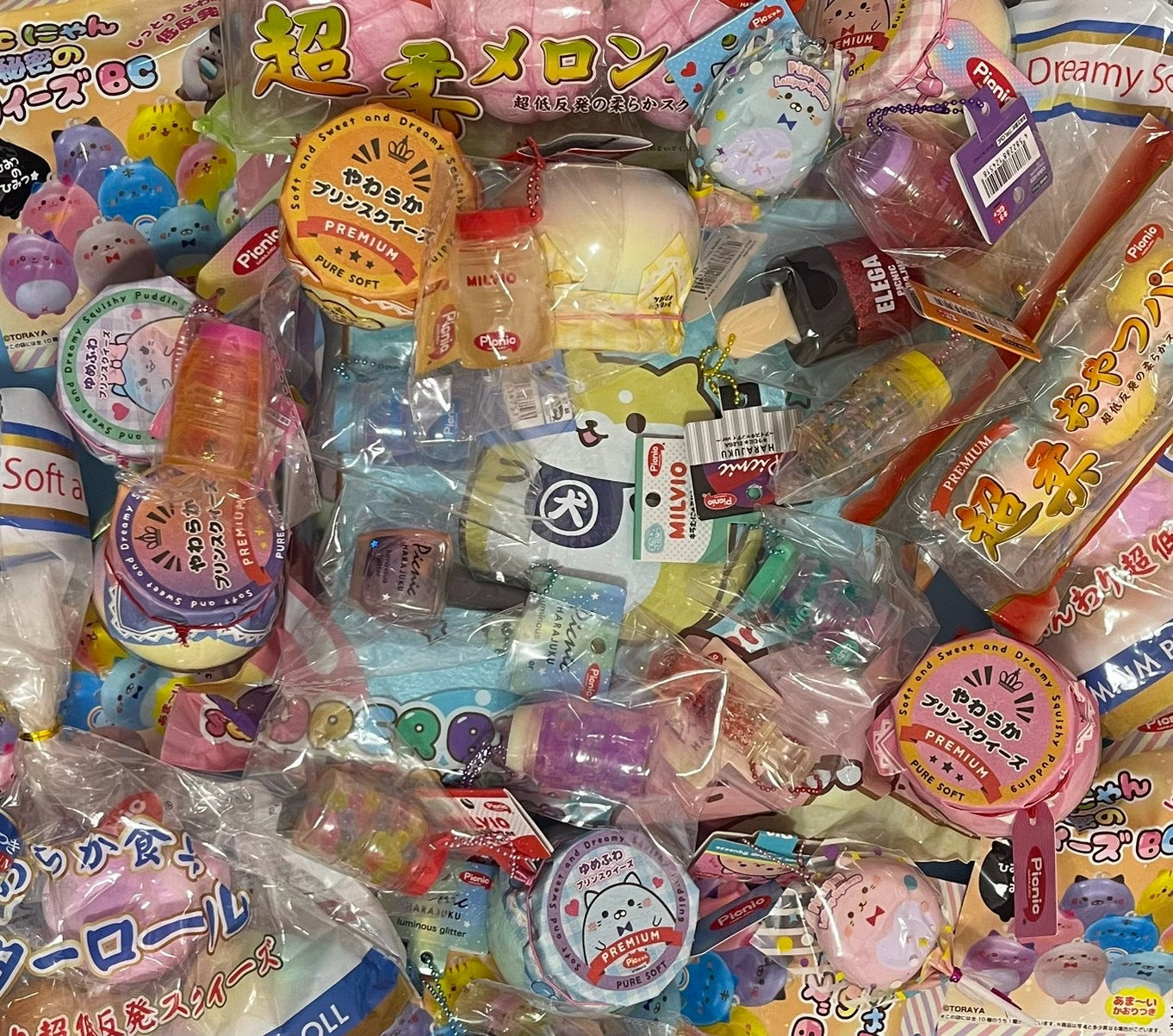 Authentic Harajuku Picnic Japanese squishy collection