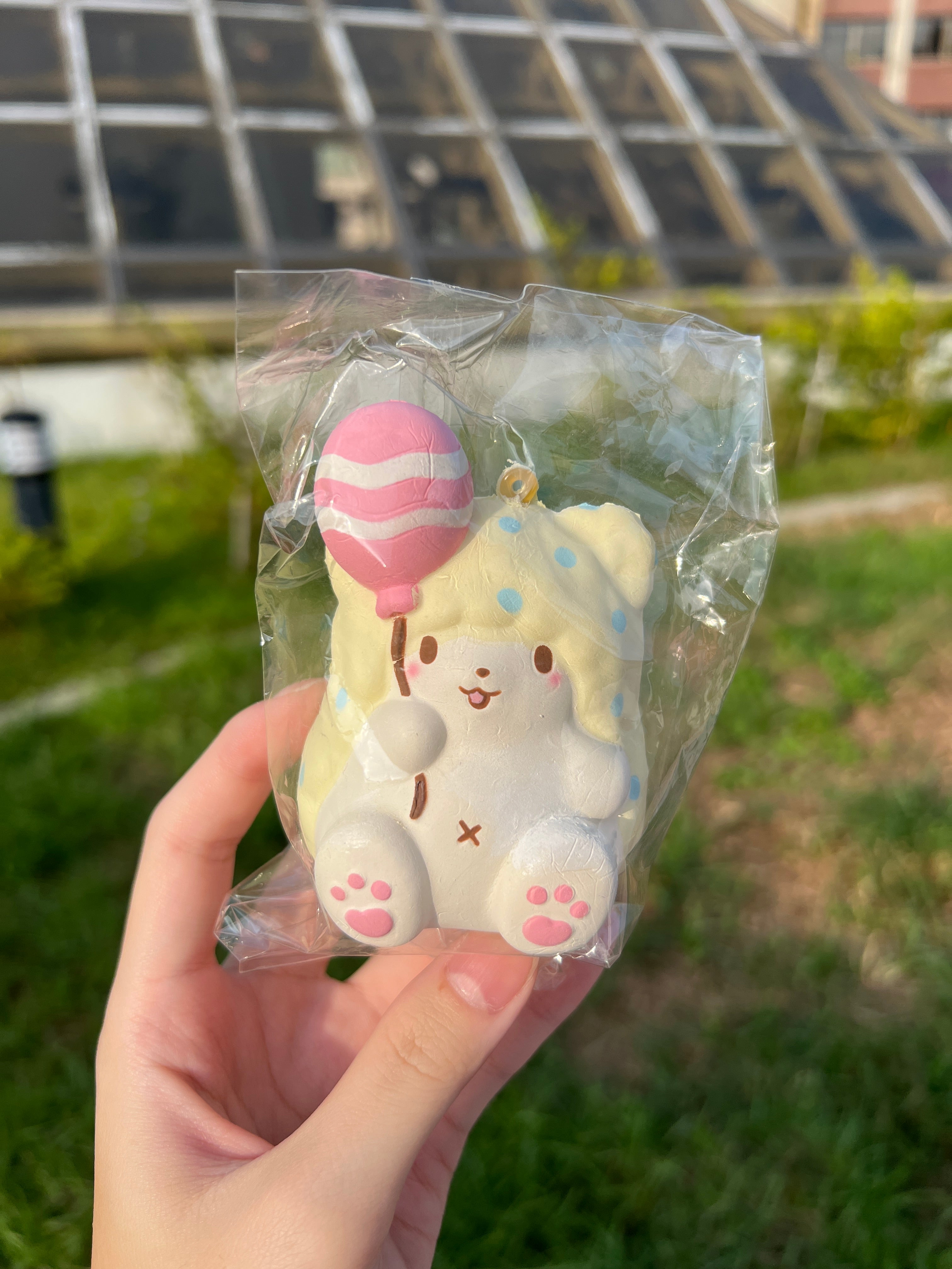 【超稀有收藏品】Sanrio まるもふびより Moppu 毛毯熊 Squishy 軟軟 捏捏 吊飾