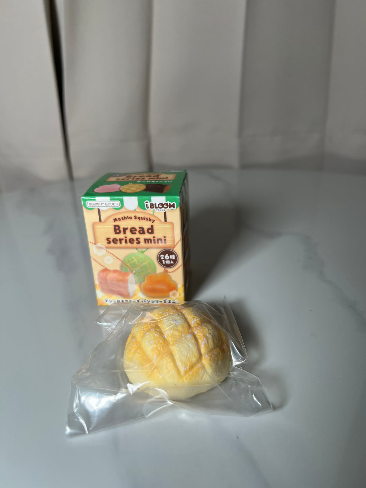 iBLOOM Mashlo Squishy Bread Series Mini Andes Melon Bread