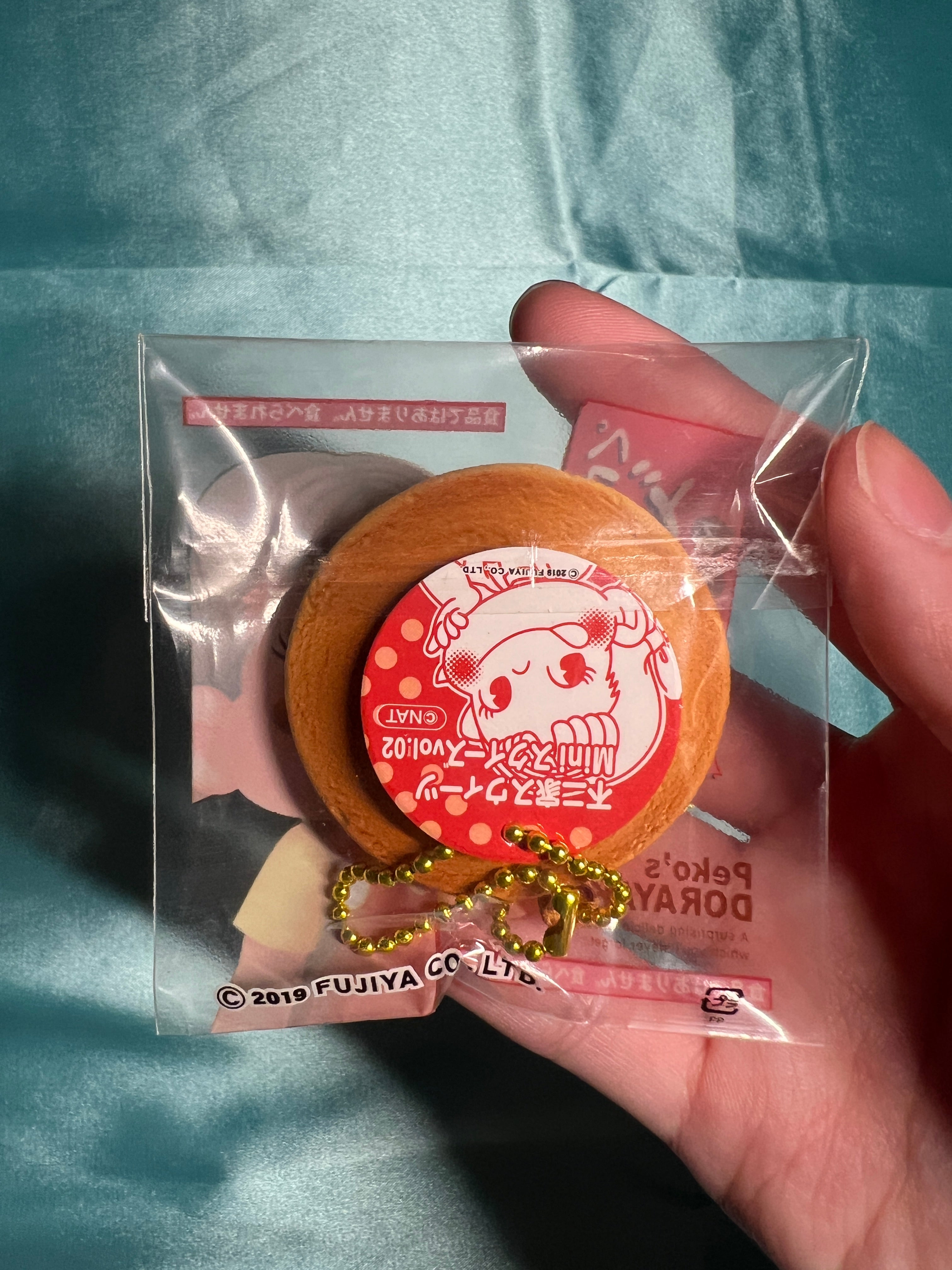 Rare Fujiya Peko-chan Dorayaki Squishy | Vintage Big & Mini Sizes