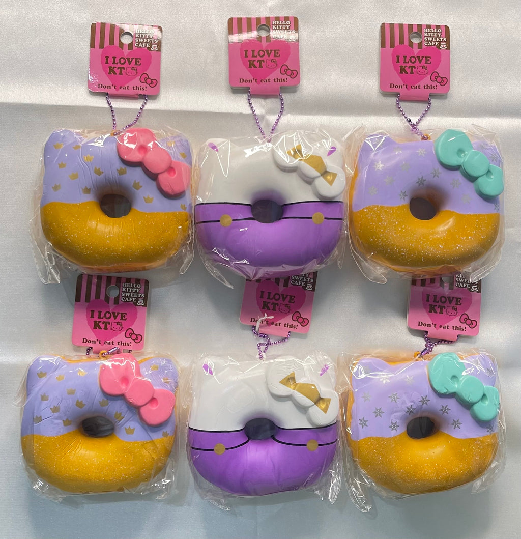 Rare 2018 Hello Kitty Donut Squishy Sanrio Sweets Cafe collection