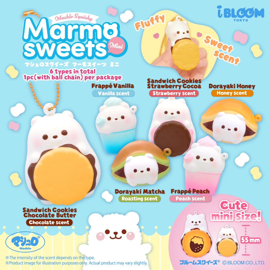 i-BLOOM Marmo Sweets Mini Squishy – Full Set or Choose Your Design