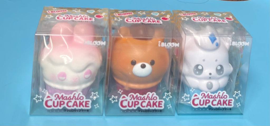 iBLOOM Mashlo Cup Cake 2 杯子 蛋糕 捏捏｜可愛 日本 甜點 慢回彈 軟軟