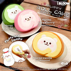 iBLOOM Fluffy Roll Cake Marmo Squishy – Choose Style