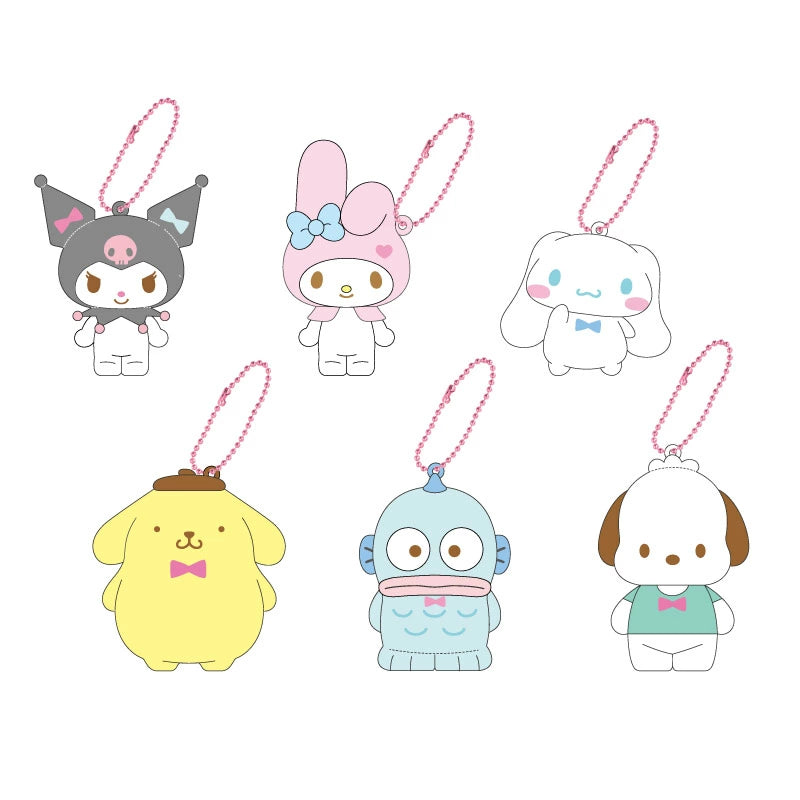 NIC Sanrio Characters Squishy Mascot 2 Complete Box Set – 6 Pieces