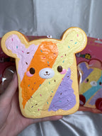 Creamiicandy x Puni Maru Jumbo Yummiibear Rainbow Toast Squishy