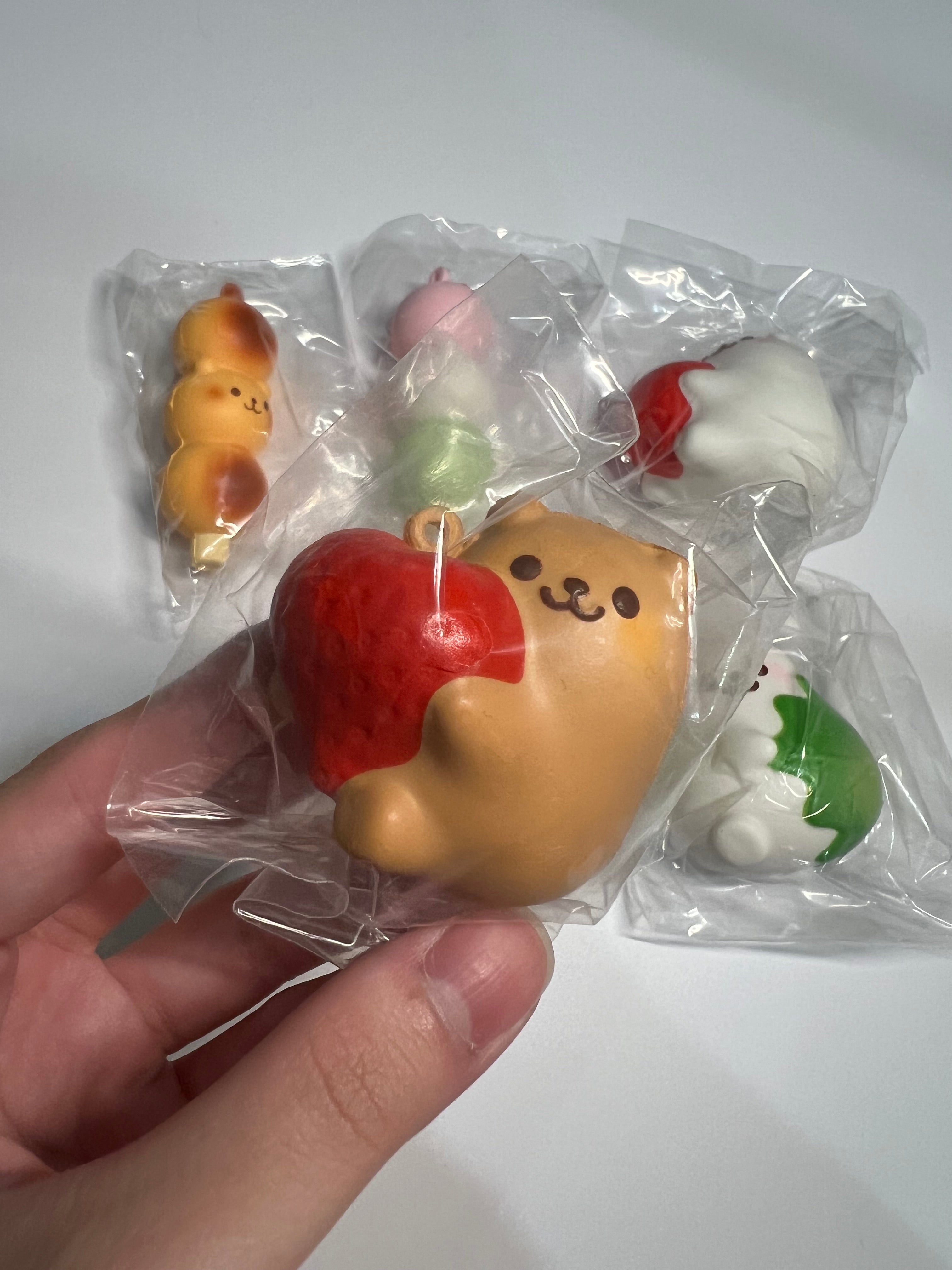 ibloom 日本 正版 marmo小白熊 迷你 日式 和菓子 吊飾 驚喜盲盒 squishy 軟軟 捏捏 慢回彈 禮物
