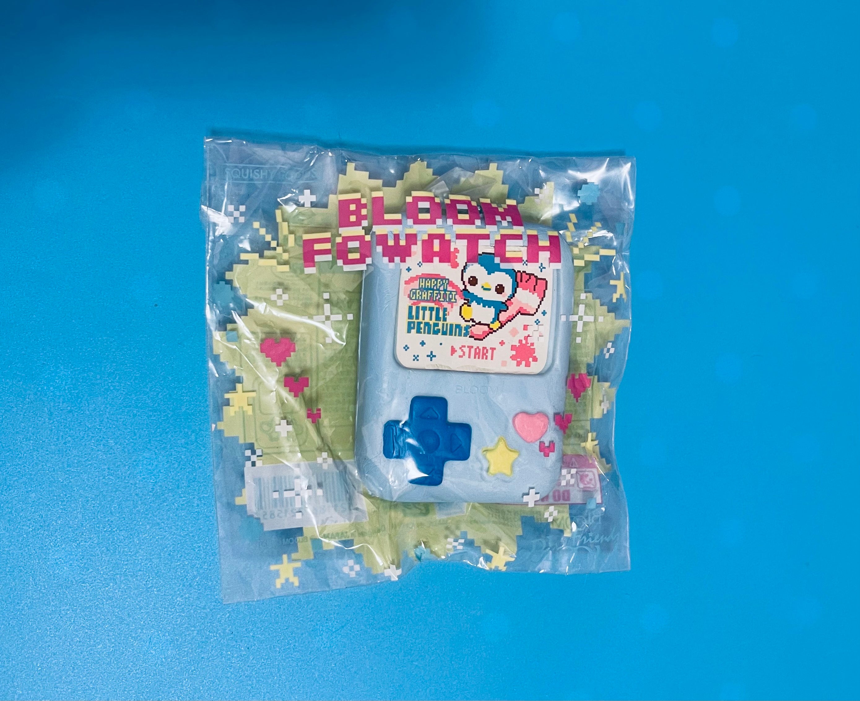i-BLOOM BLOOM FOWATCH 復古 掌上遊戲機 軟軟｜慢回彈 正版 收藏 玩具