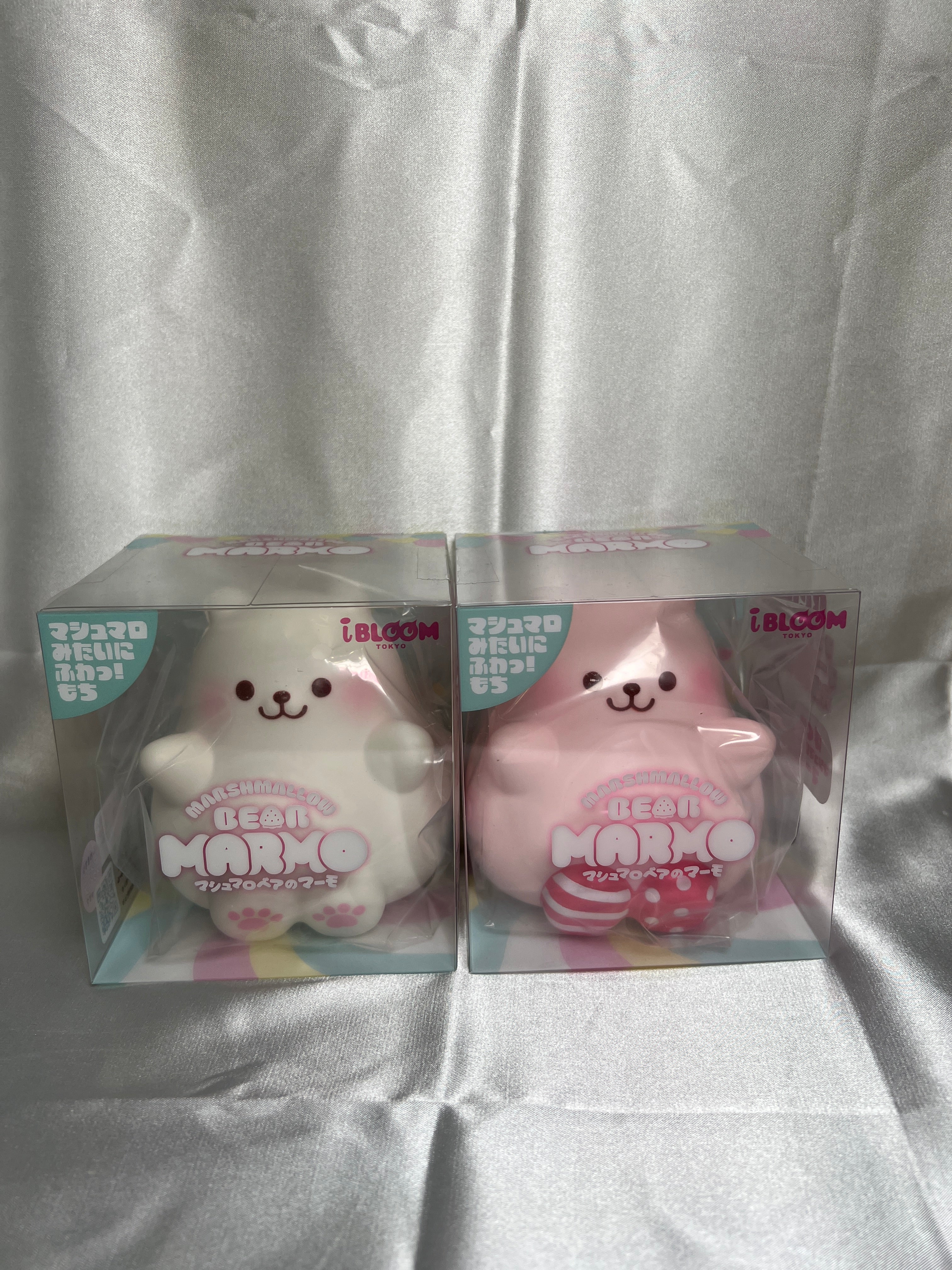 iBLOOM Marmo the Marshmallow Bear Paws and Sakura scented squishy