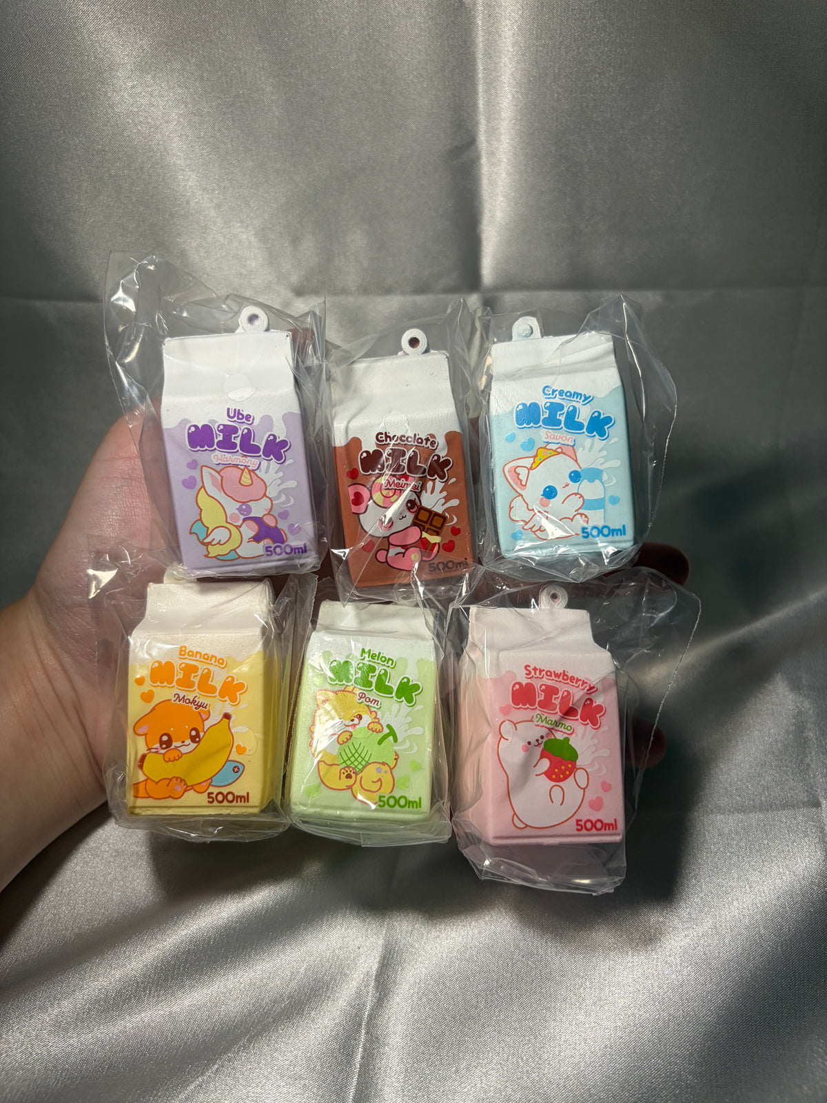 iBLOOM Milky Milk Pack Squishy – Choose a Design, Random Blind Box or Complete Set of 6
