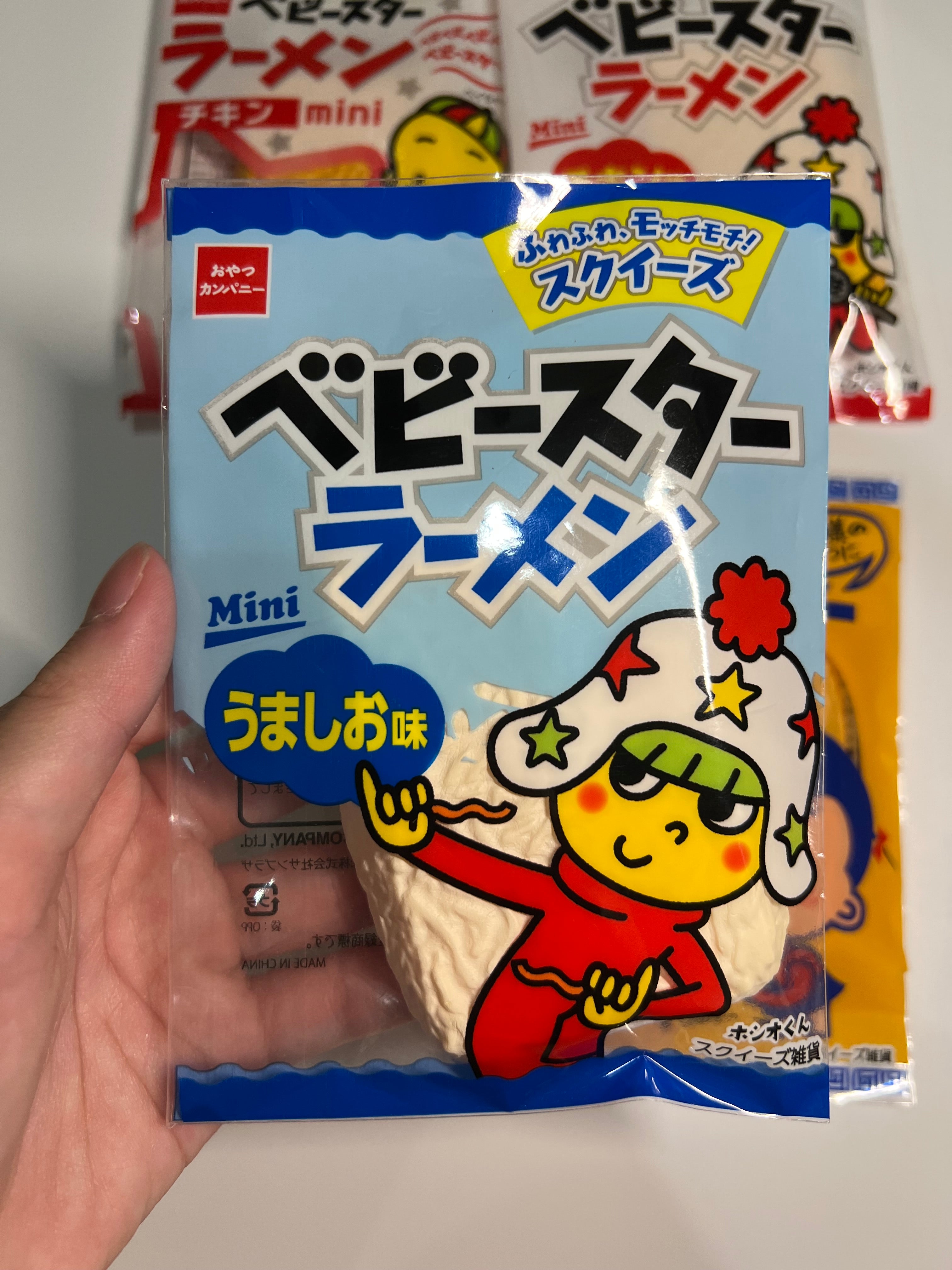 Baby Star 寶寶明星拉麵 Squishy 迷你吊飾｜日本正版 慢回彈 軟軟 捏捏 仿真 點心麵