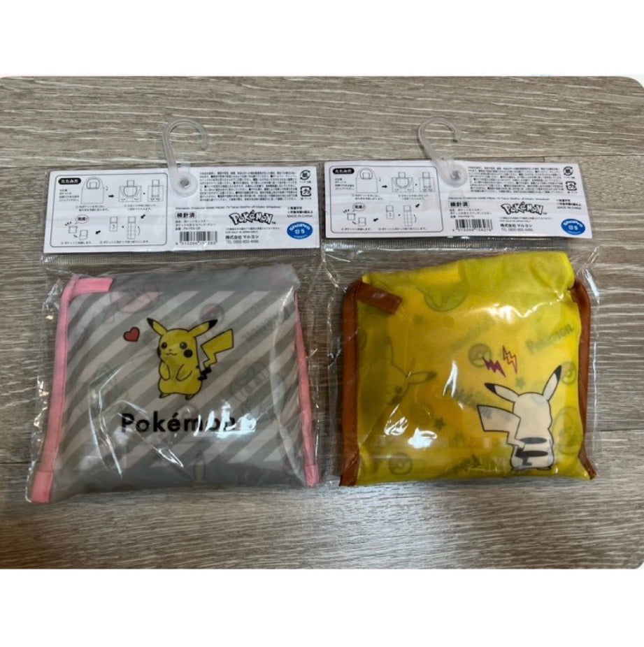 Pokémon 寶可夢 皮卡丘 正版折疊購物袋 15L 日本進口環保袋