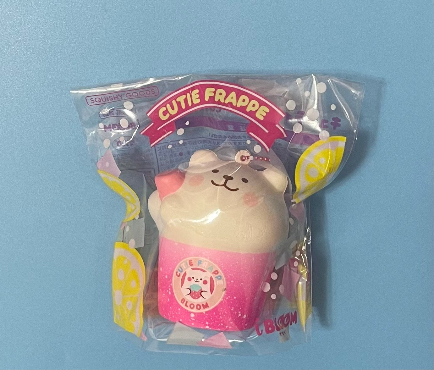 iBLOOM Cutie Frappe Harajuku Bear Squishy – Slow Rising Kawaii Toy