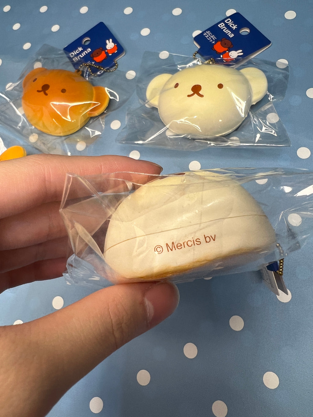 NIC Miffy Bread Squishy Mascot Keychain – Official Dick Bruna Licensed
