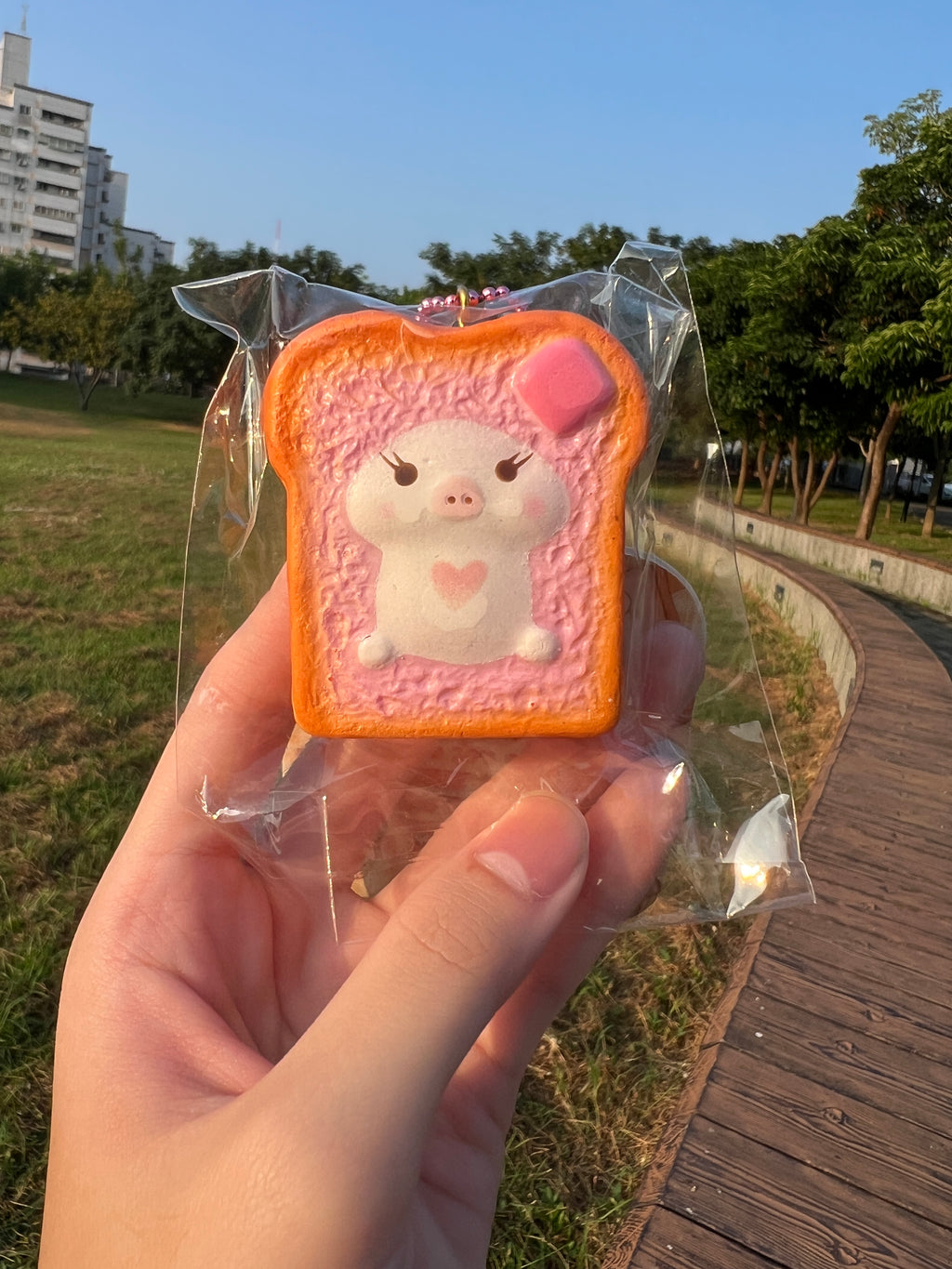 Creamiicandy Marshmellii Strawberry Toast Squishy