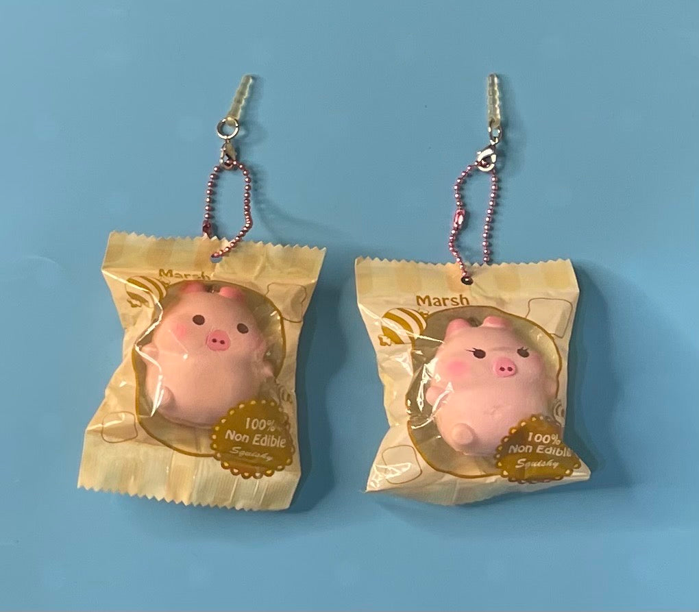 2016 Puni Maru Creamiicandy Marshmellii Pig squishy Boy and Girl set