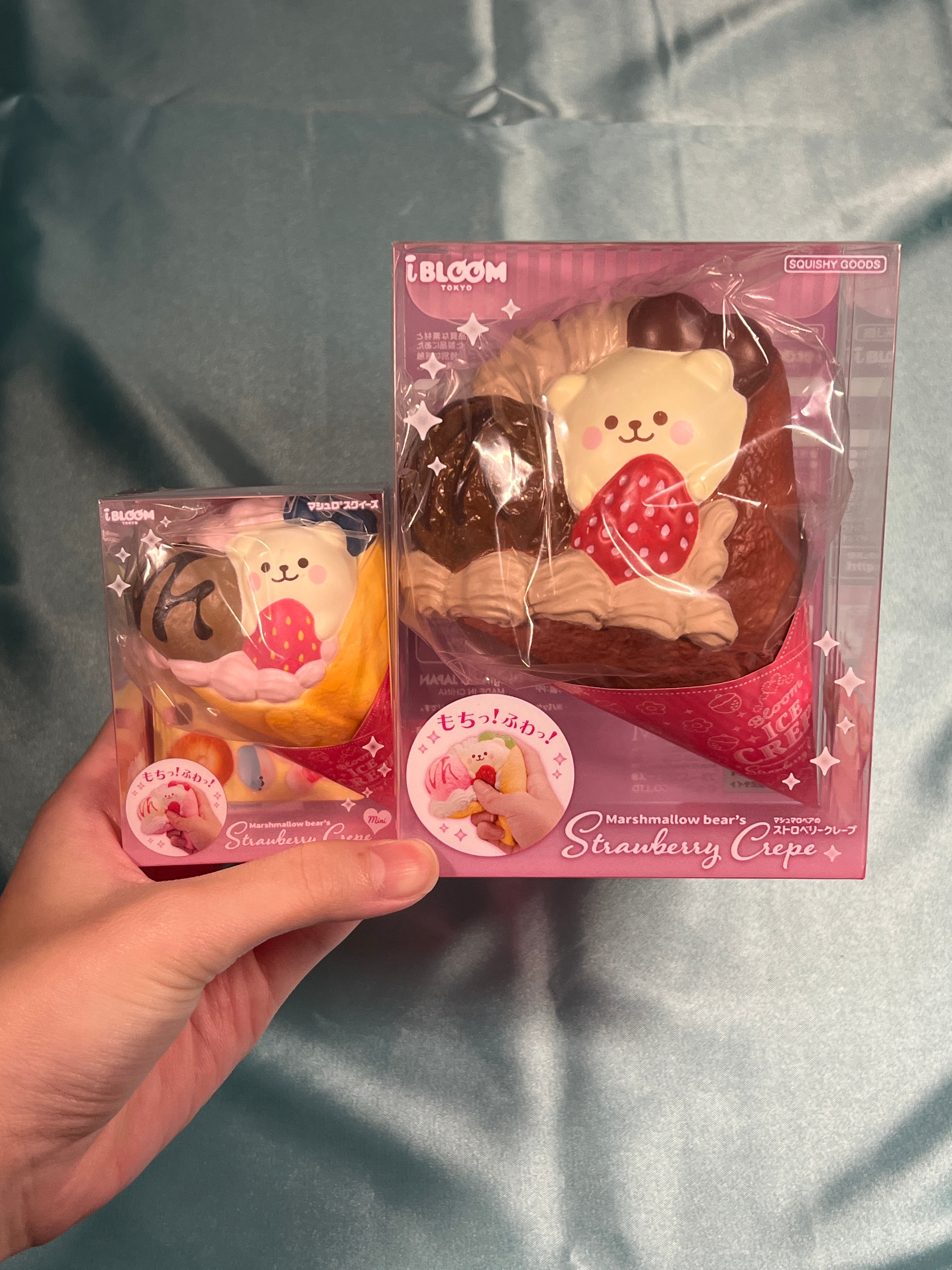i-BLOOM Marshmallow Bear Crepe Squishy | Scented Slow Rising