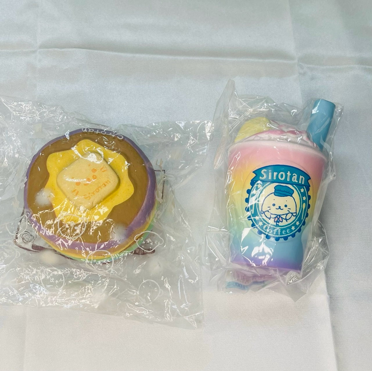 Mother Garden 海豹小白 Sirotan 原宿限定 稀有 捏捏 軟軟｜彩虹鬆餅 彩虹咖啡冰沙