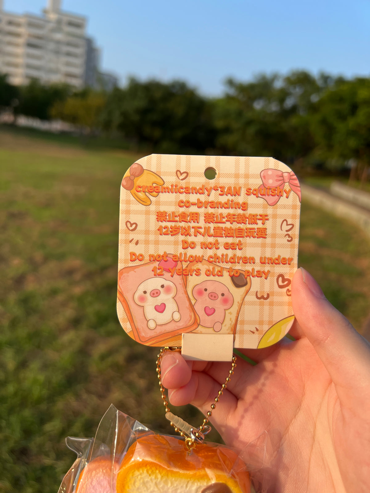 Creamiicandy Marshmellii Toast Squishy back tag