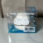 iBLOOM Chubby Fluffy Shimaenaga Squishy back packaging with barcode 4521186244188