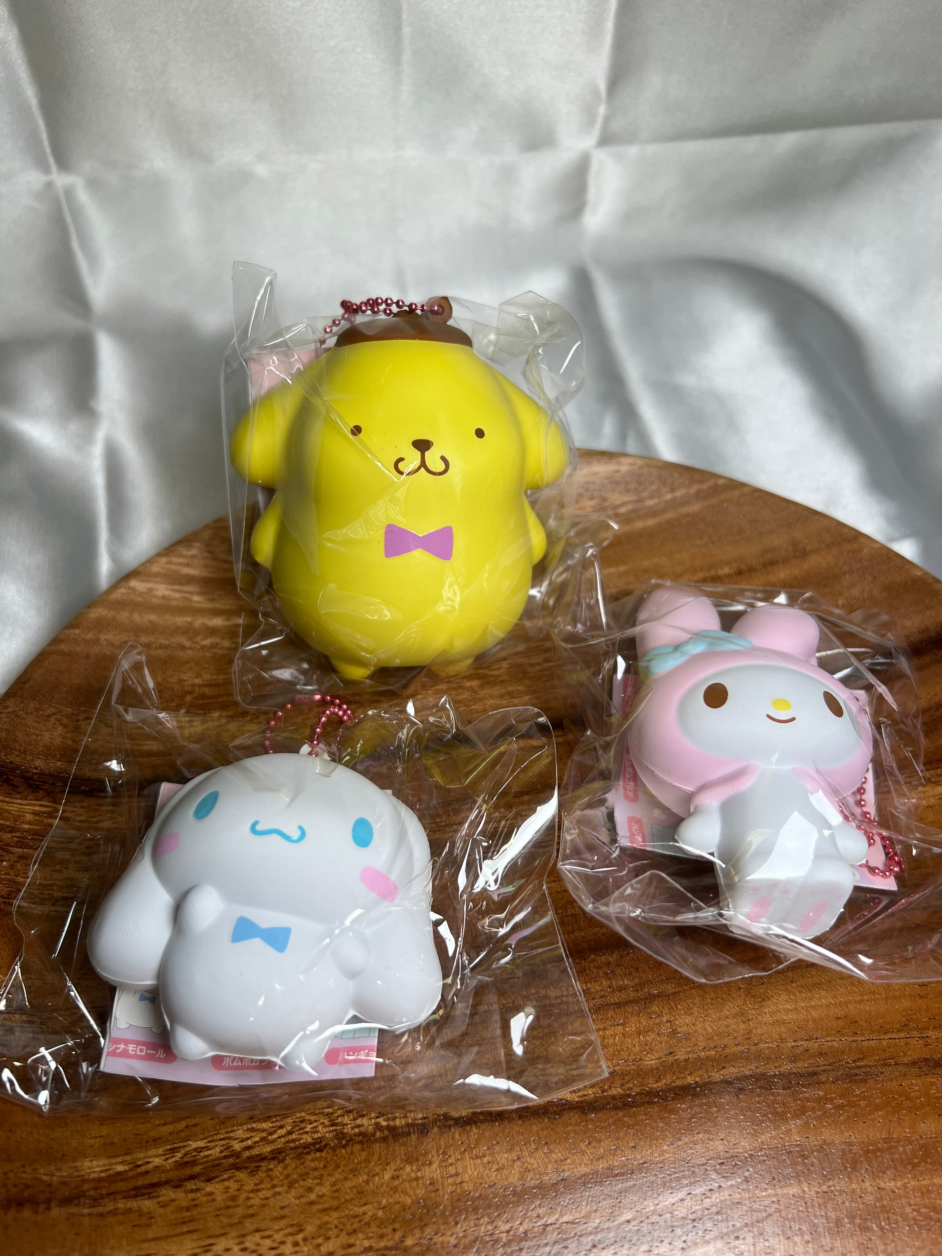 NIC Sanrio Characters Squishy Mascot 2 full set of 6 collectible squishies