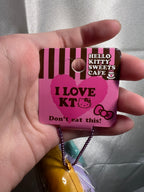 2018 Hello Kitty Donut Squishy original tag front Sanrio Sweets Cafe NIC