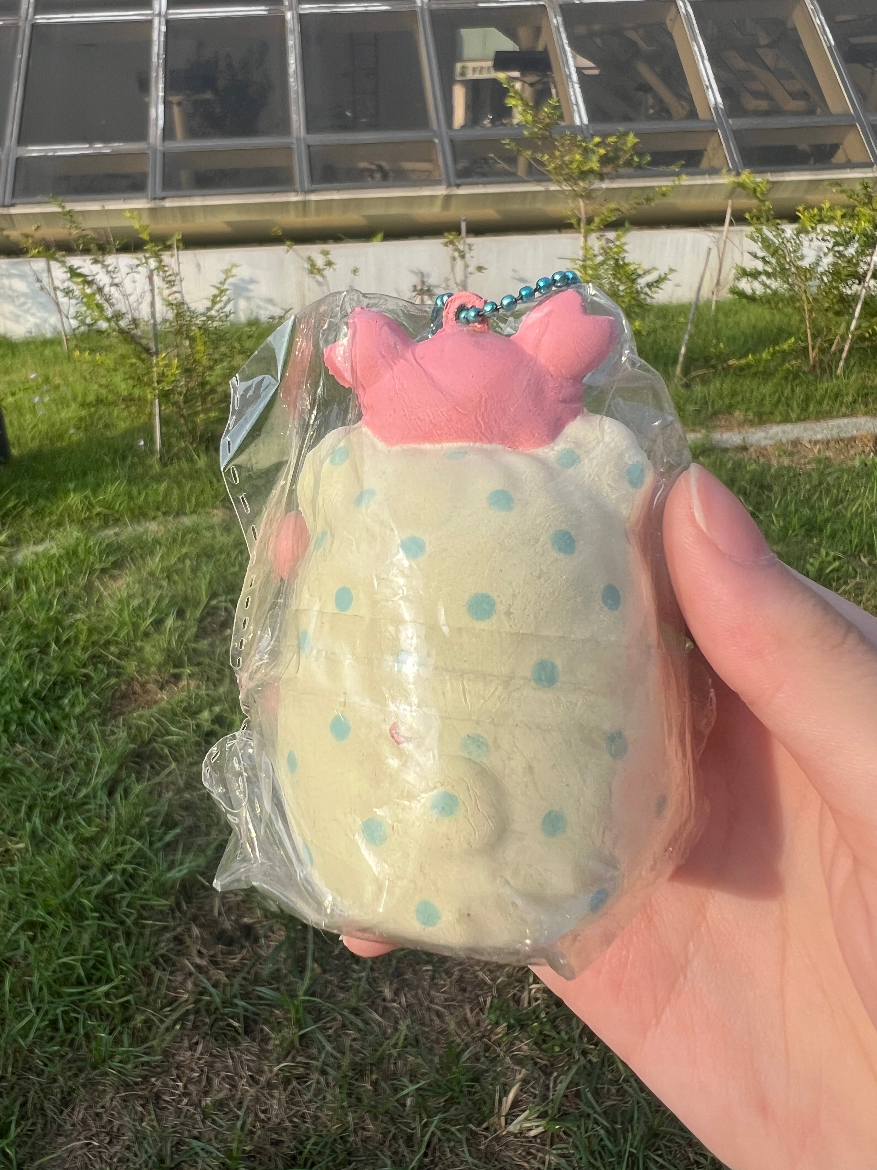 【超稀有收藏品】Sanrio まるもふびより Moppu 毛毯熊 Squishy 軟軟 捏捏 吊飾