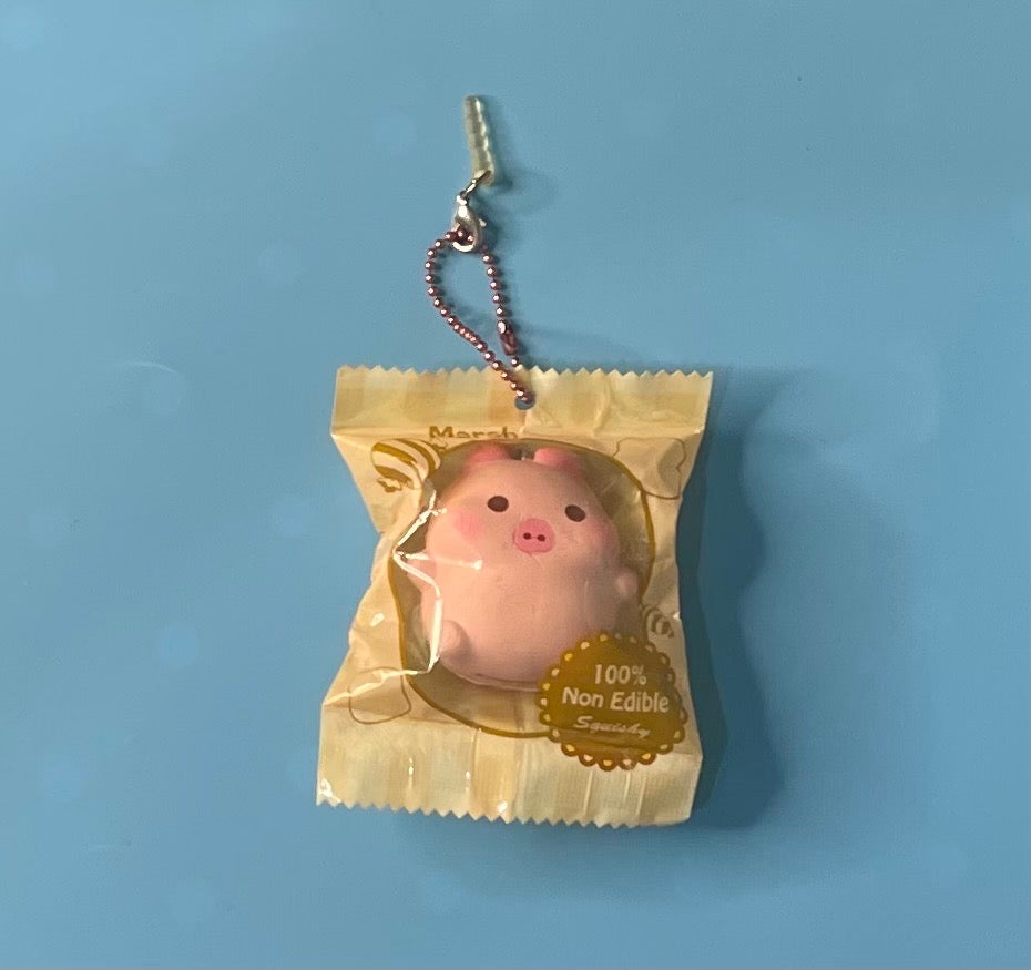 2016 Creamiicandy Marshmellii Boy Piggie mini squishy charm