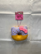 2018 Hello Kitty Donut Squishy Royal Brown pink bow Sanrio NIC