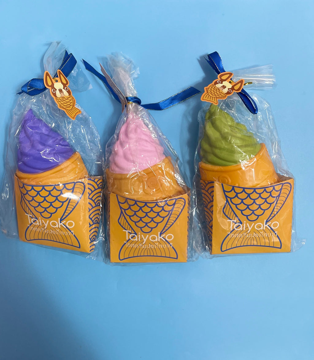 CHAWA Taiyako Rare Discontinued Ice Cream Taiyaki Squishy | Original Packaging Collectible