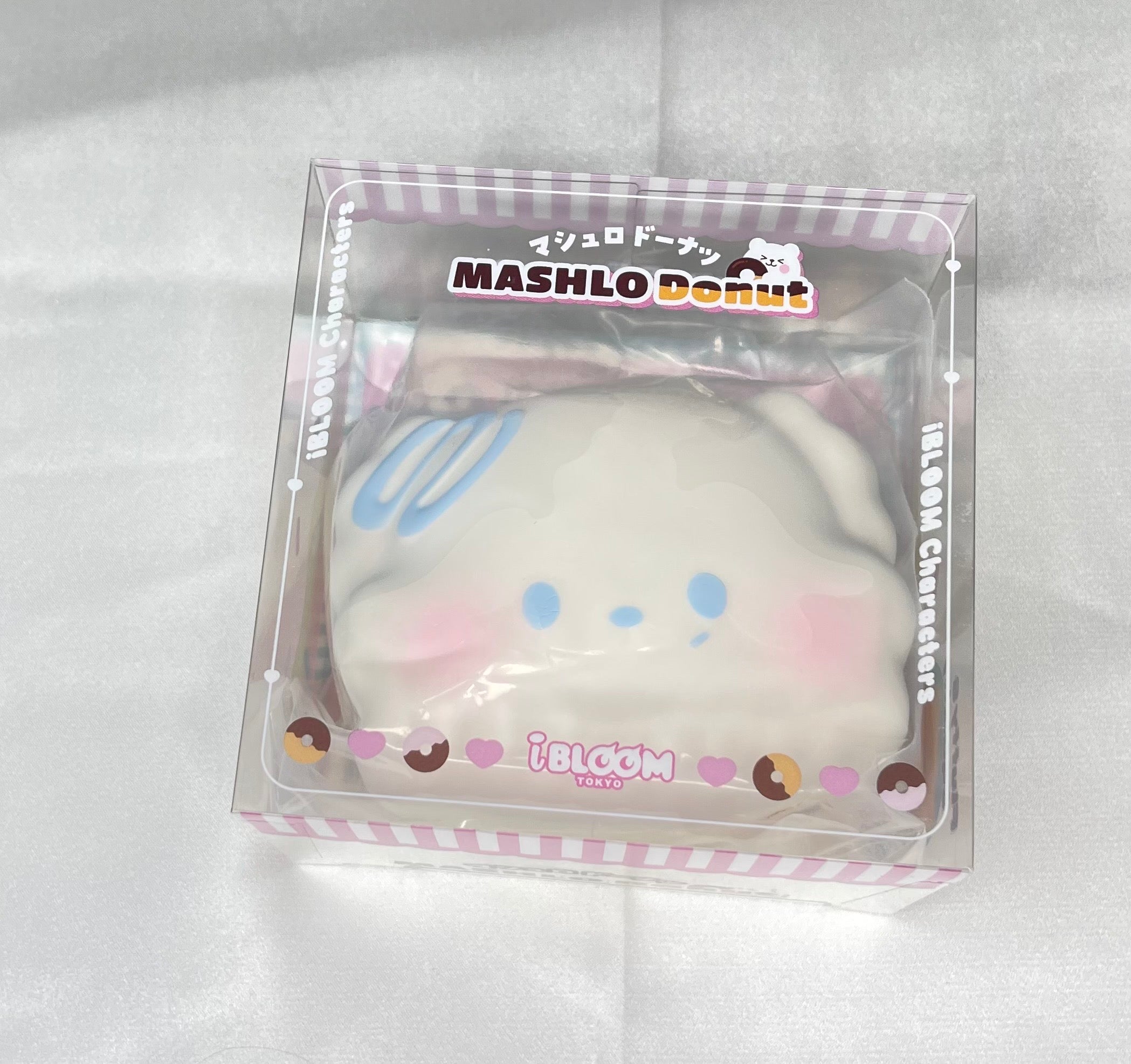 iBLOOM Mashlo Donut Puchi Strawberry scented character squishy