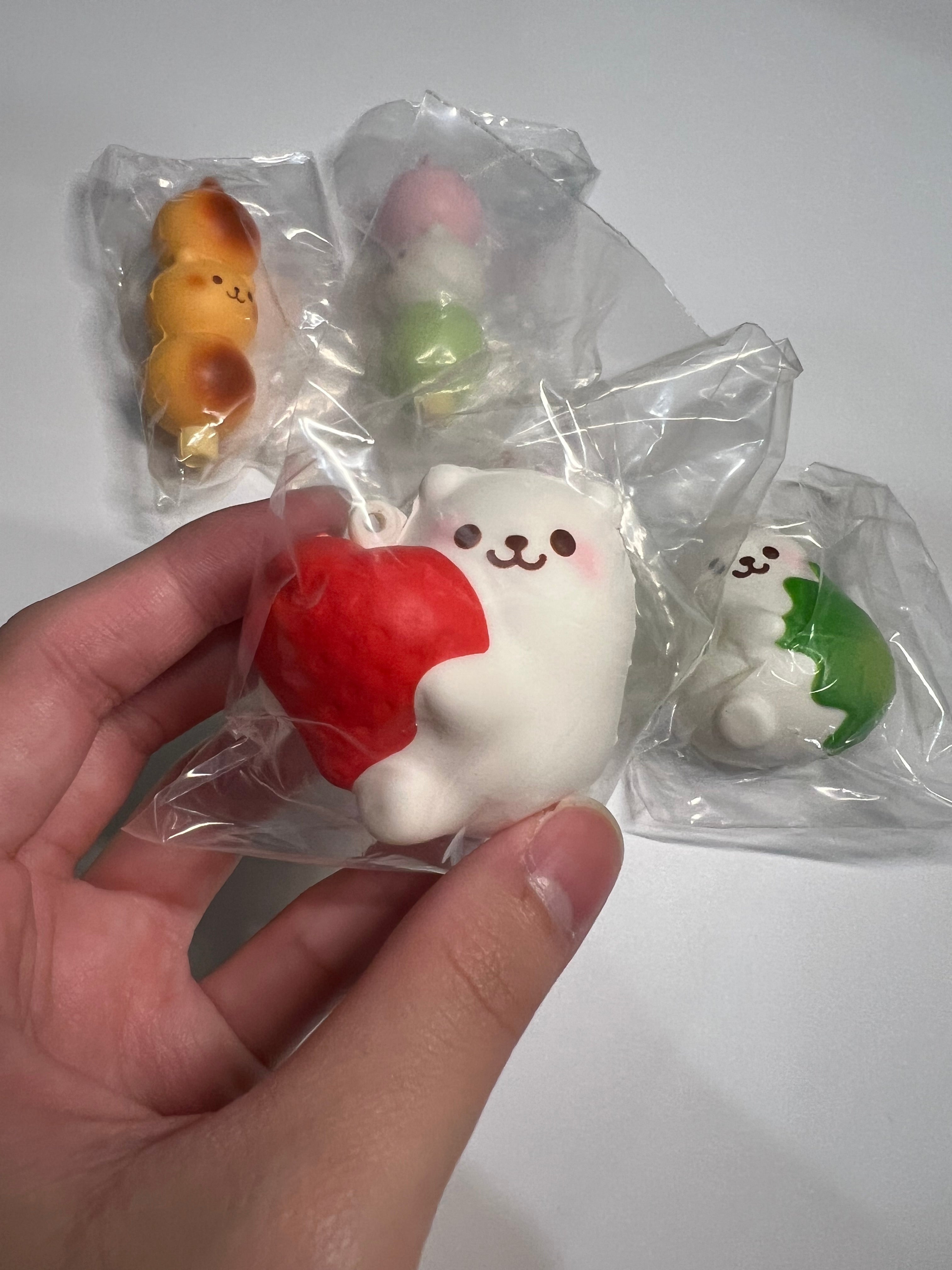 ibloom 日本 正版 marmo小白熊 迷你 日式 和菓子 吊飾 驚喜盲盒 squishy 軟軟 捏捏 慢回彈 禮物
