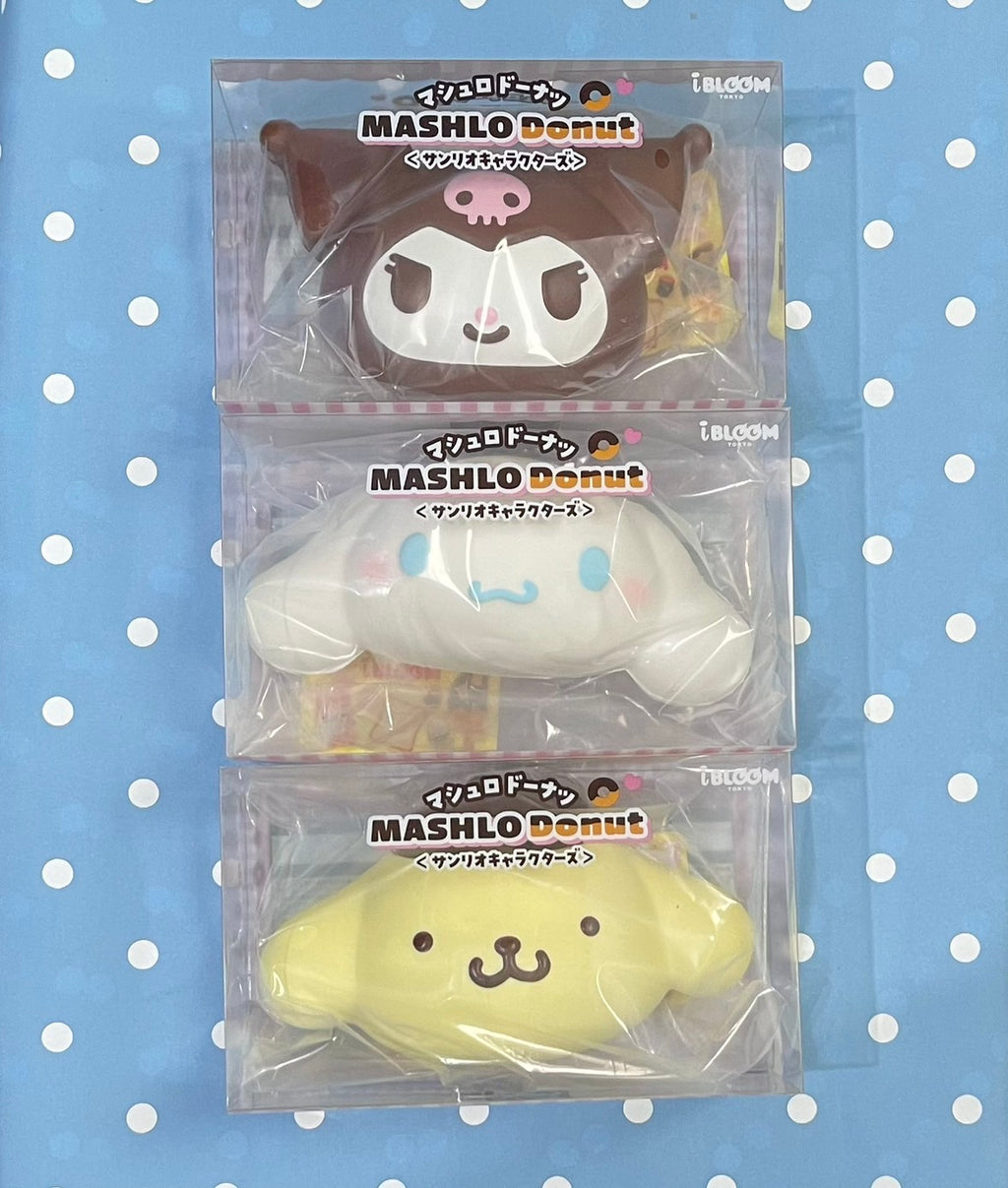 iBLOOM Sanrio Characters Mashlo Donut Squishy – Scented Slow Rising