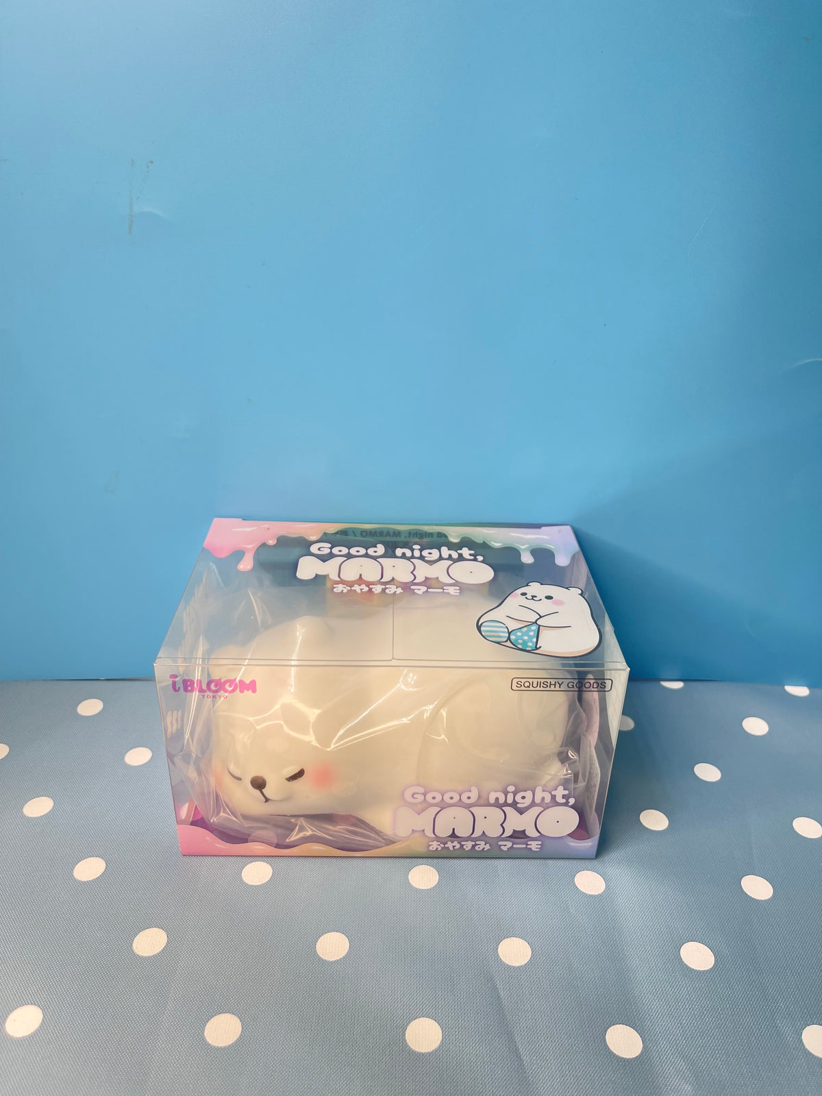 iBLOOM Goodnight Marmo Squishy | Marshmallow Scented Sleeping Marmo