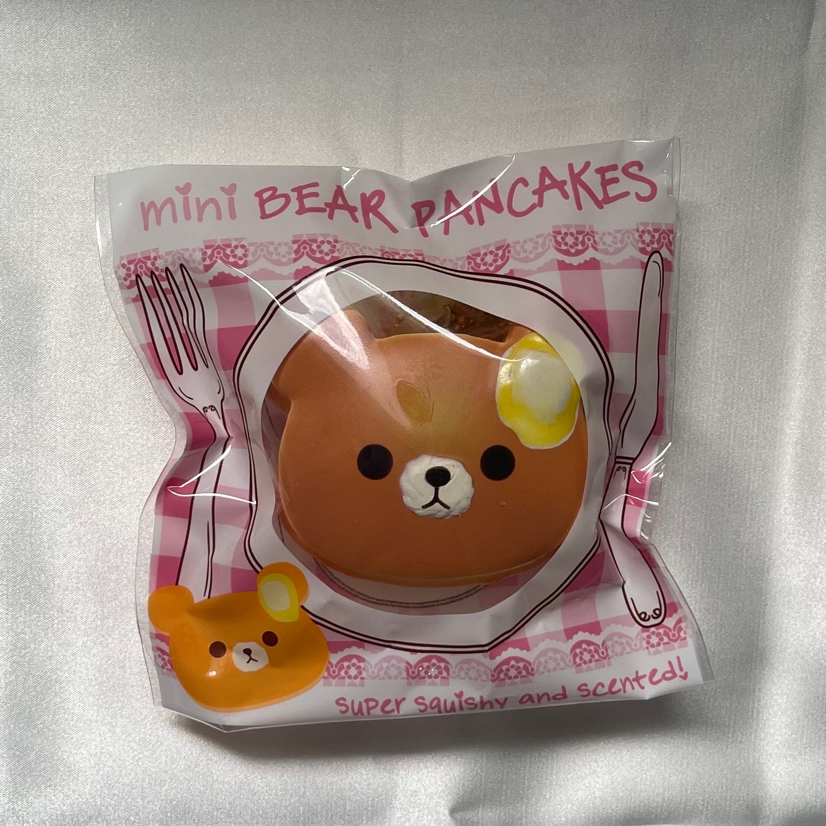 Puni Maru Mini Bear Pancake Squishy – Scented Collectible