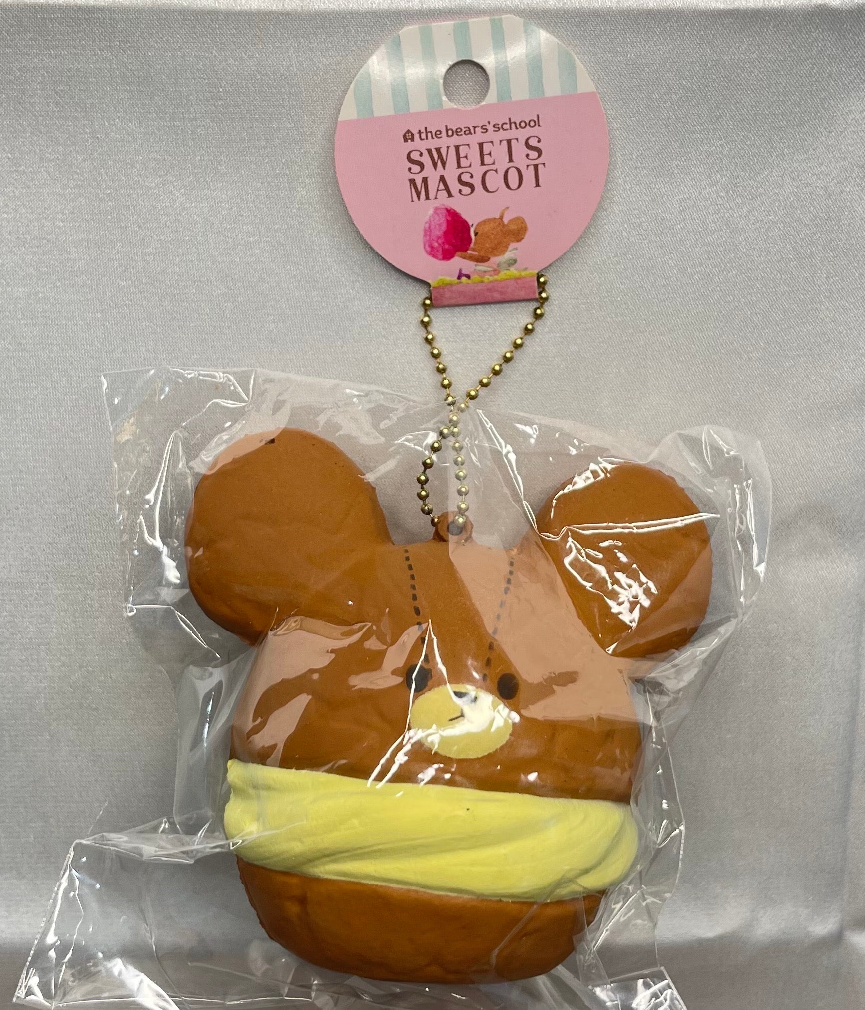 Rare The Bears' School Cream Puff Squishy Brown vintage mascot