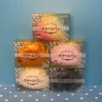 iBLOOM Cream Pan Squishy 4 designs Japanese bread squishy