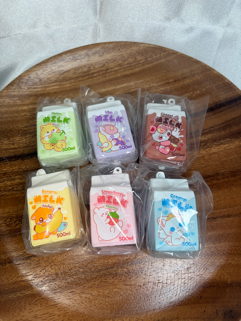iBLOOM Milky Milk Pack Squishy – Choose a Design, Random Blind Box or Complete Set of 6