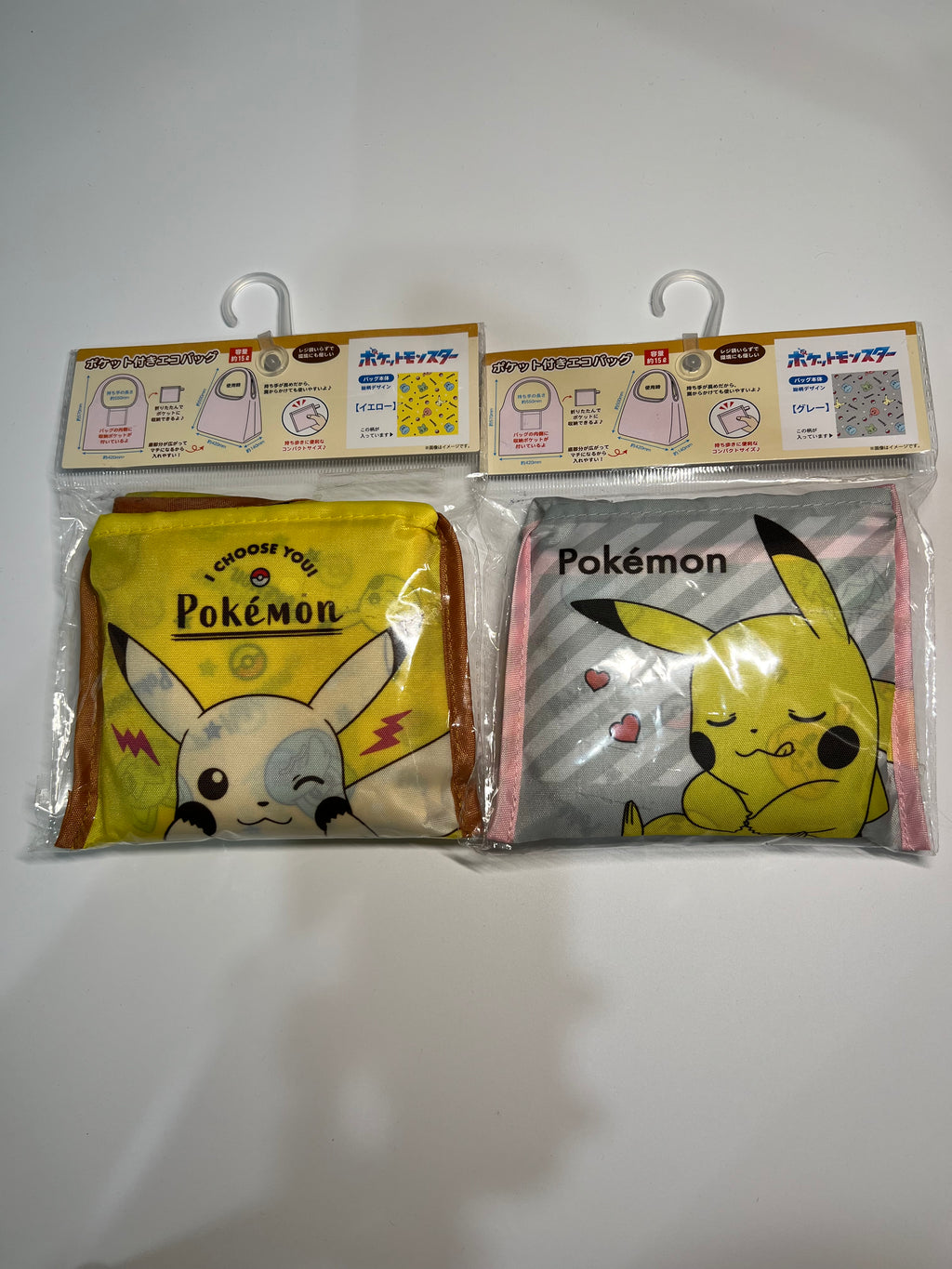 Pokémon 寶可夢 皮卡丘 正版 折疊 購物袋 15L 日本進口 環保袋