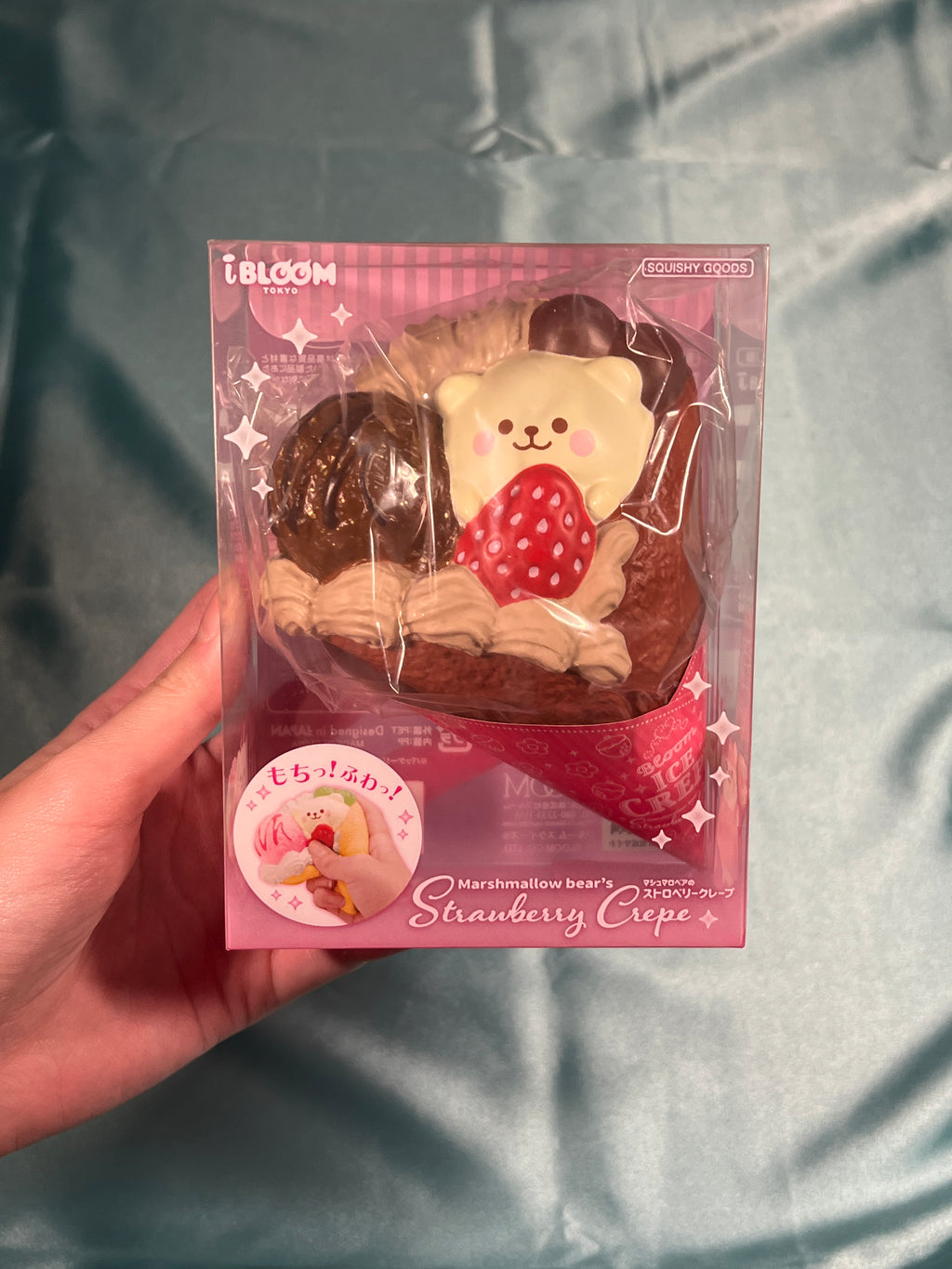 i-BLOOM Marshmallow Bear Crepe Squishy | Scented Slow Rising