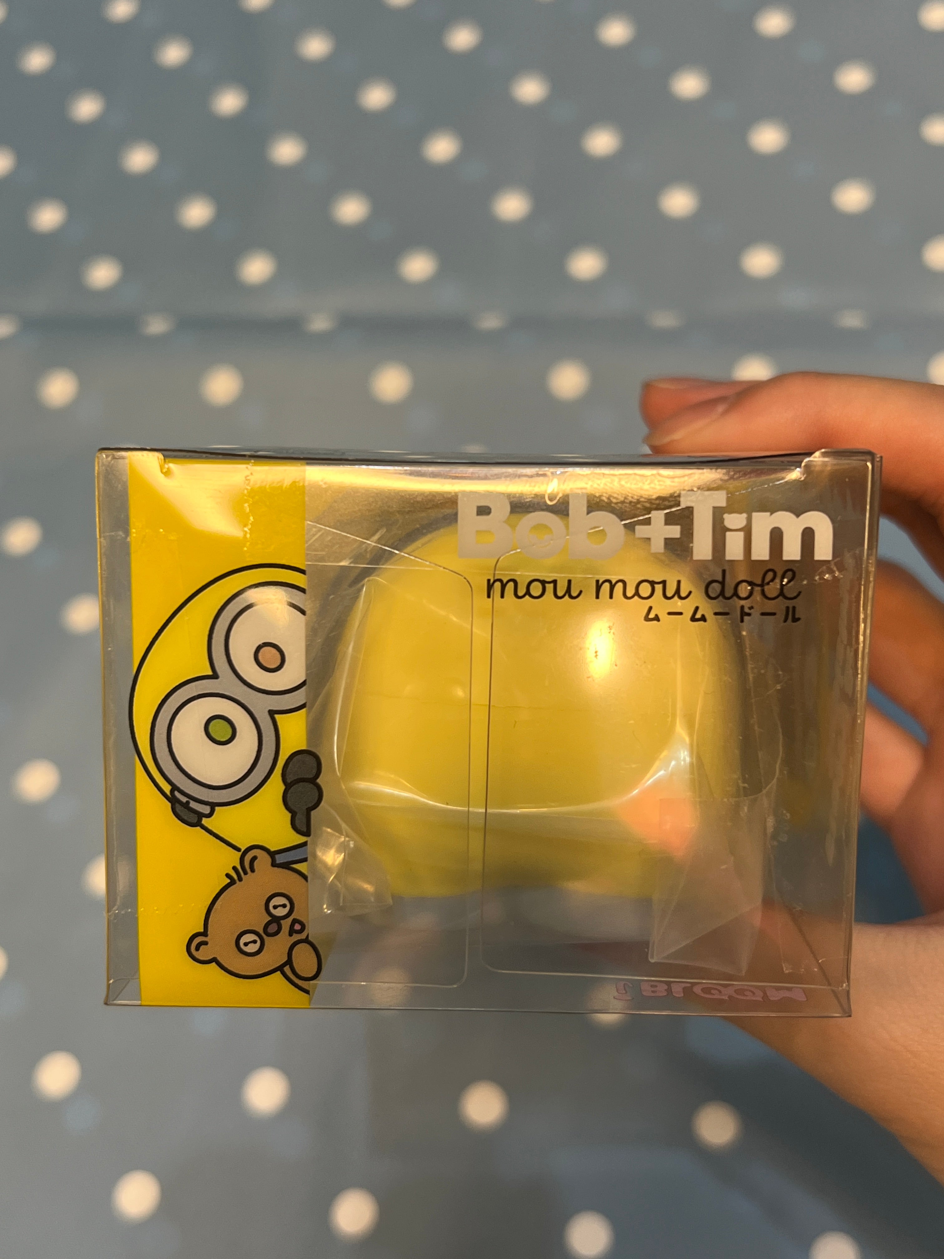 Rare iBLOOM Minions Bob + Tim Mou Mou Doll Squishy | Japan Limited