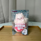 Authentic iBLOOM Marmo Sox scented squishy collectible from the marshmallow bear sock series