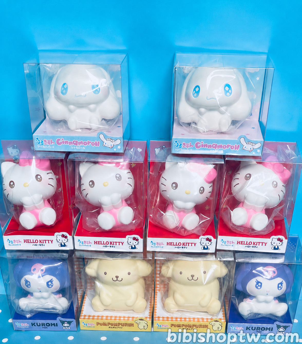 ibloom 日本限定 正版 三麗鷗 角色 凱蒂貓 Hello Kitty Squishy 軟軟 捏捏 慢回彈 紓壓 禮物