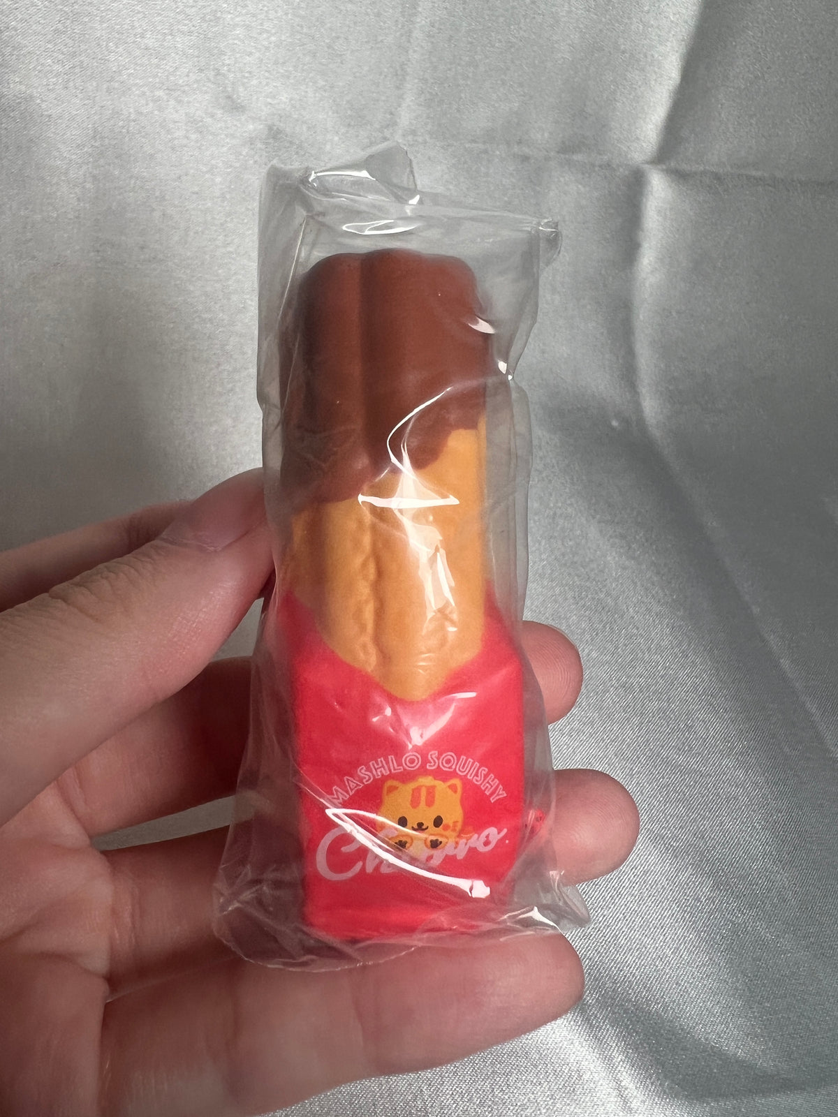 iBLOOM Mini Churro Sweet Choco Squishy Keychain – Marshmallow Dessert Toy