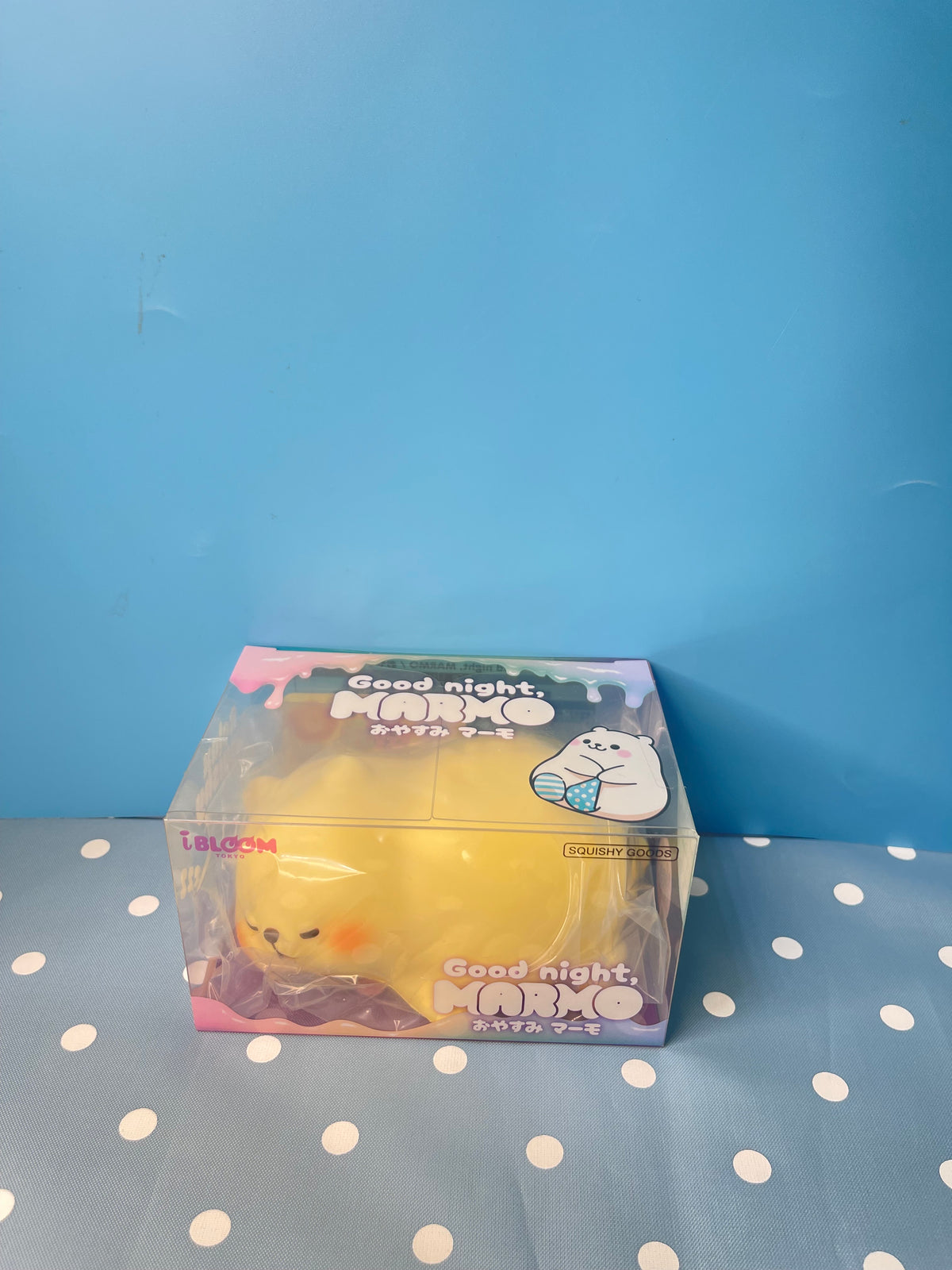 iBLOOM Goodnight Marmo Squishy | Marshmallow Scented Sleeping Marmo