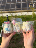 【超稀有收藏品】Sanrio まるもふびより Moppu 毛毯熊 Squishy 軟軟 捏捏 吊飾