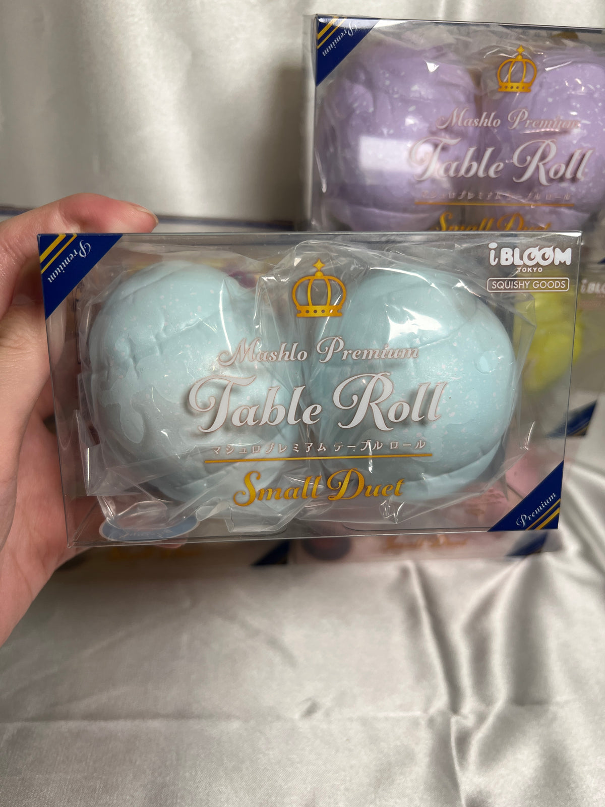 2024 iBLOOM Soda Roll cotton candy scented Table Roll squishy