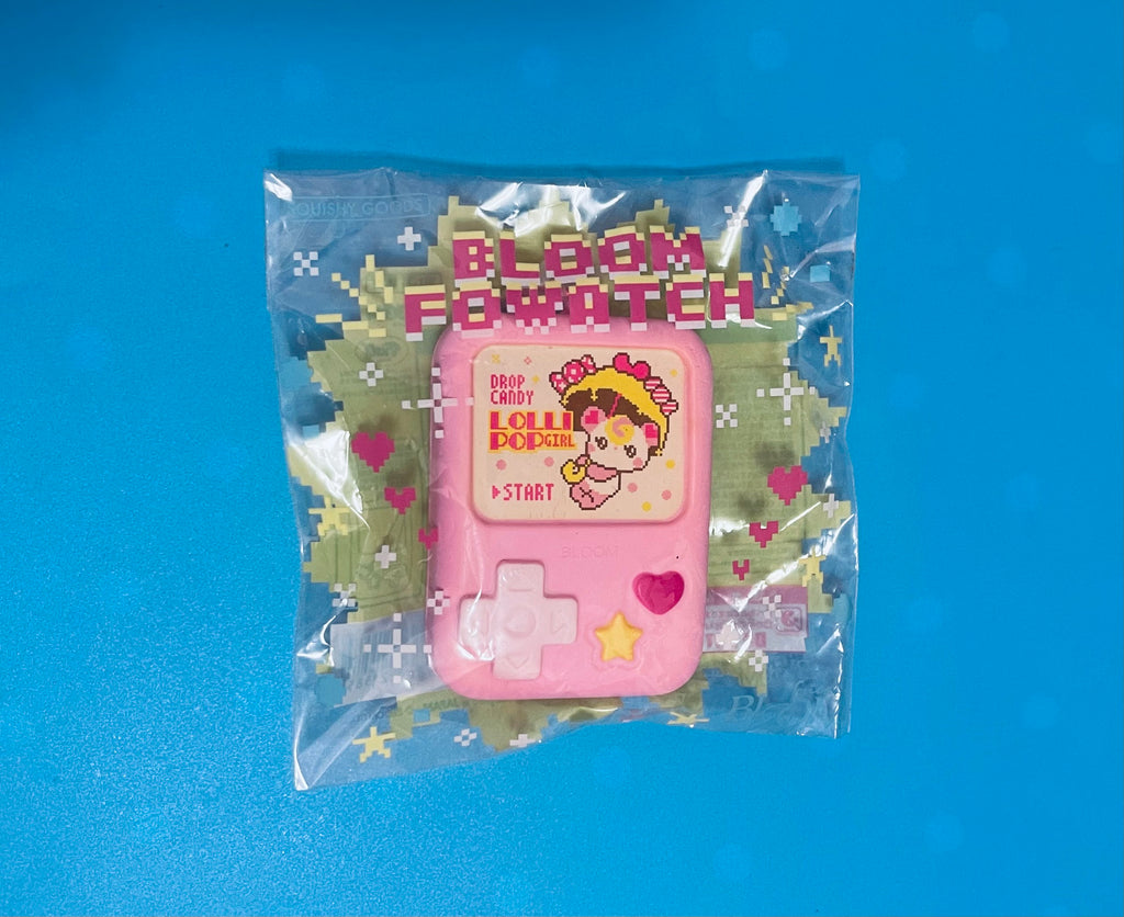 Rare i-BLOOM FOWATCH Retro Game Console Squishy – Slow Rising Licensed Toy