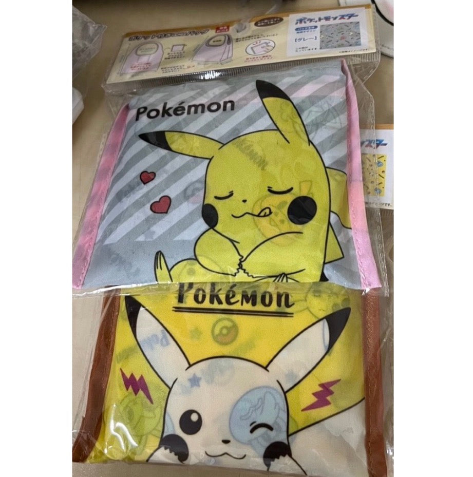 Pokémon 寶可夢 皮卡丘 正版折疊購物袋 15L 日本進口環保袋