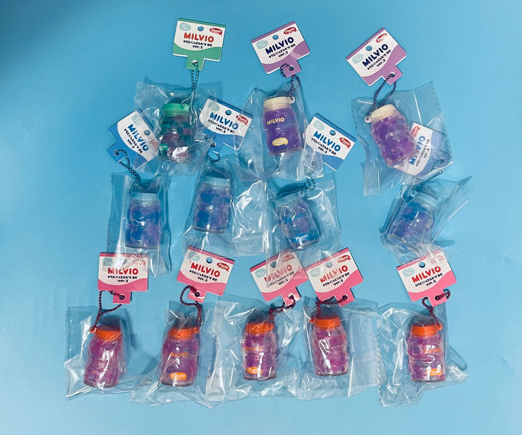 Picnic MILVIO BC Ver. 2 Yogurt Drink Bottle Squishy Charm｜Rare Japanese Squishy